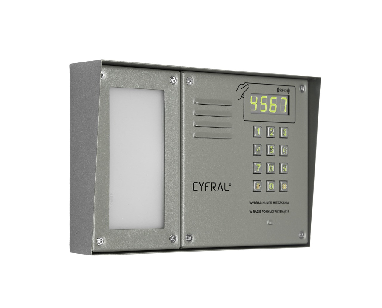 digital intercom, intercom, list of tenants, intercom exchange, logo, green display, rfid reader, intercom, intercom, intercom, intercom, intercom