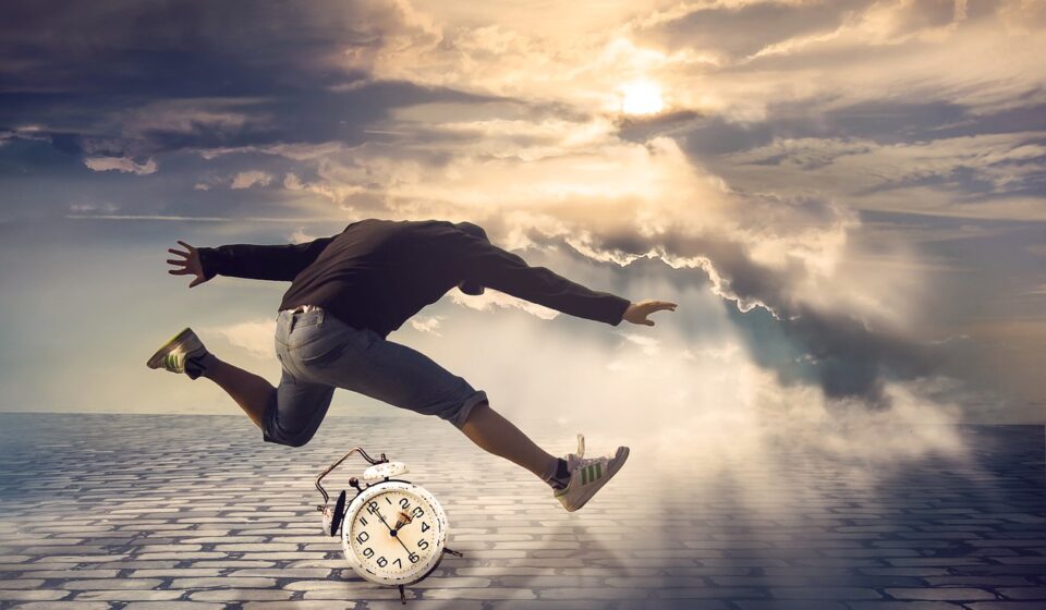 clock, jump, hurry, alarm clock, time, hop, man, stumble, time scarcity, running out, haste, hustle and bustle, time conversion, timeskip, clock, clock, clock, clock, clock, jump, hurry, hurry, alarm clock, time, time