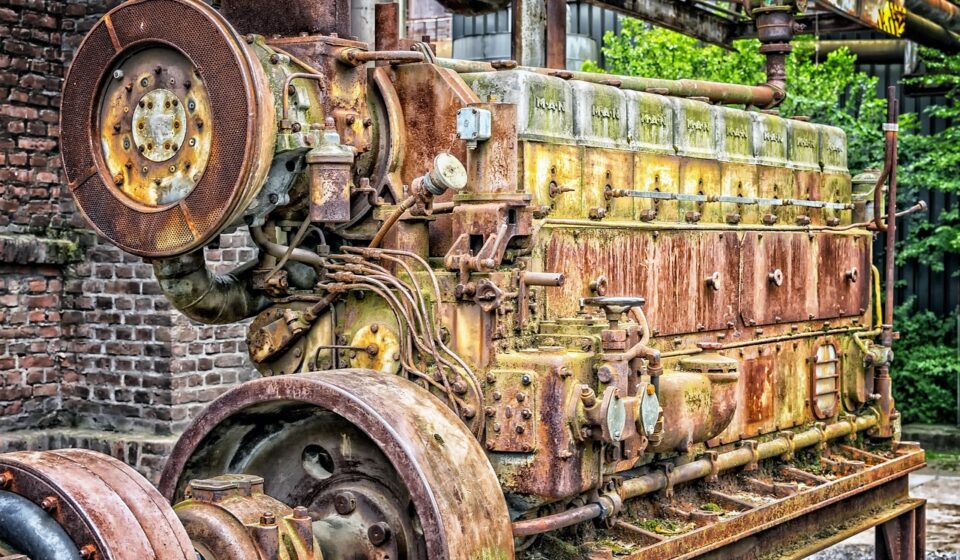 engine, one, machine, technology, industry, old, drive, rust, diesel, metal, scrap metal, weathered, construction, close up, historical, outdated, nostalgia, rusted, machine, diesel, diesel, diesel, diesel, diesel, metal, construction, construction, construction